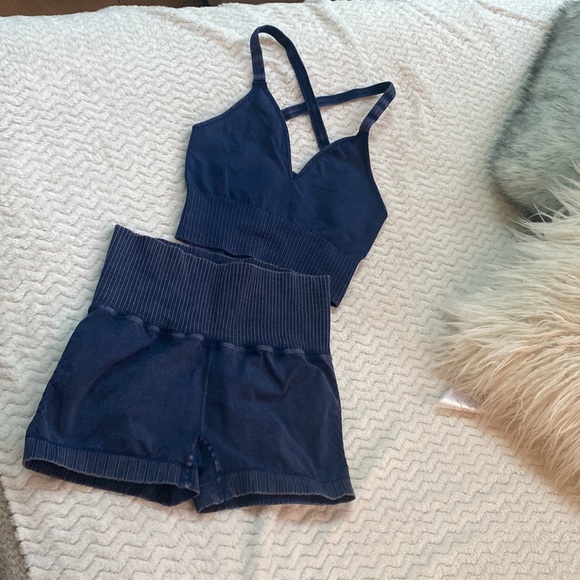 COPY - 🌺free people Good karma bra and biker short set - Picture 10 of 16